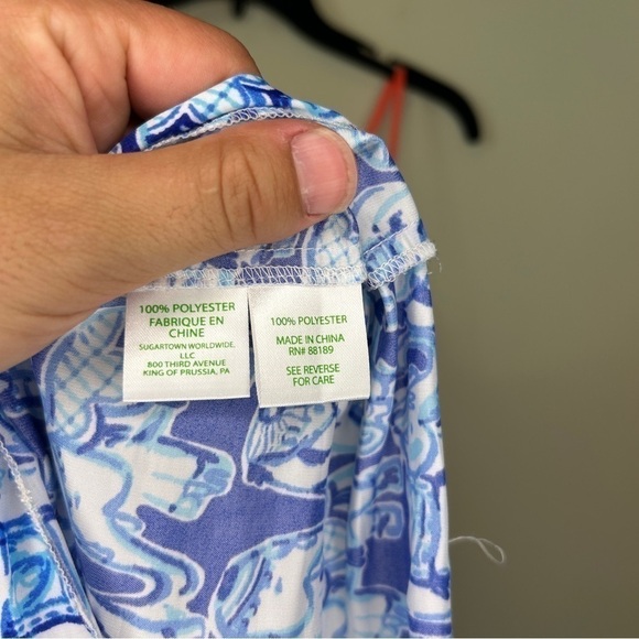 🐘💖 Lilly Pulitzer Celyn Elephant Print Romper Size 6 - Picture 7 of 9